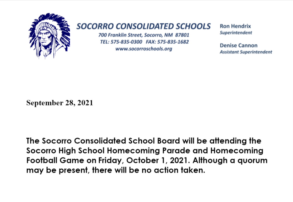 Board Announcemetn