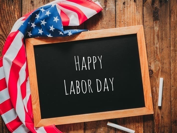 happy labor day board